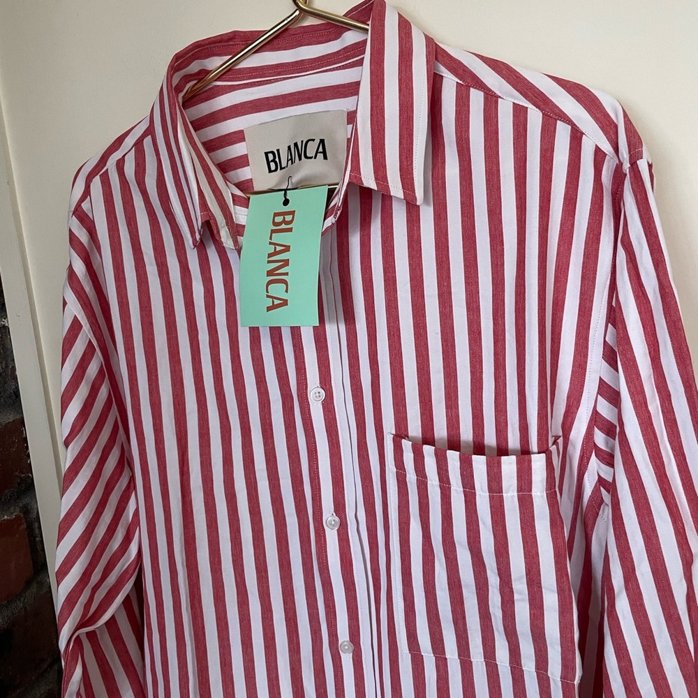 BLANCA Fabienne Shirt in Dark red | OS